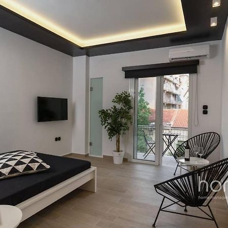 34Sqm Minimal Homm Apartment With Acropolis View Athens Luaran gambar