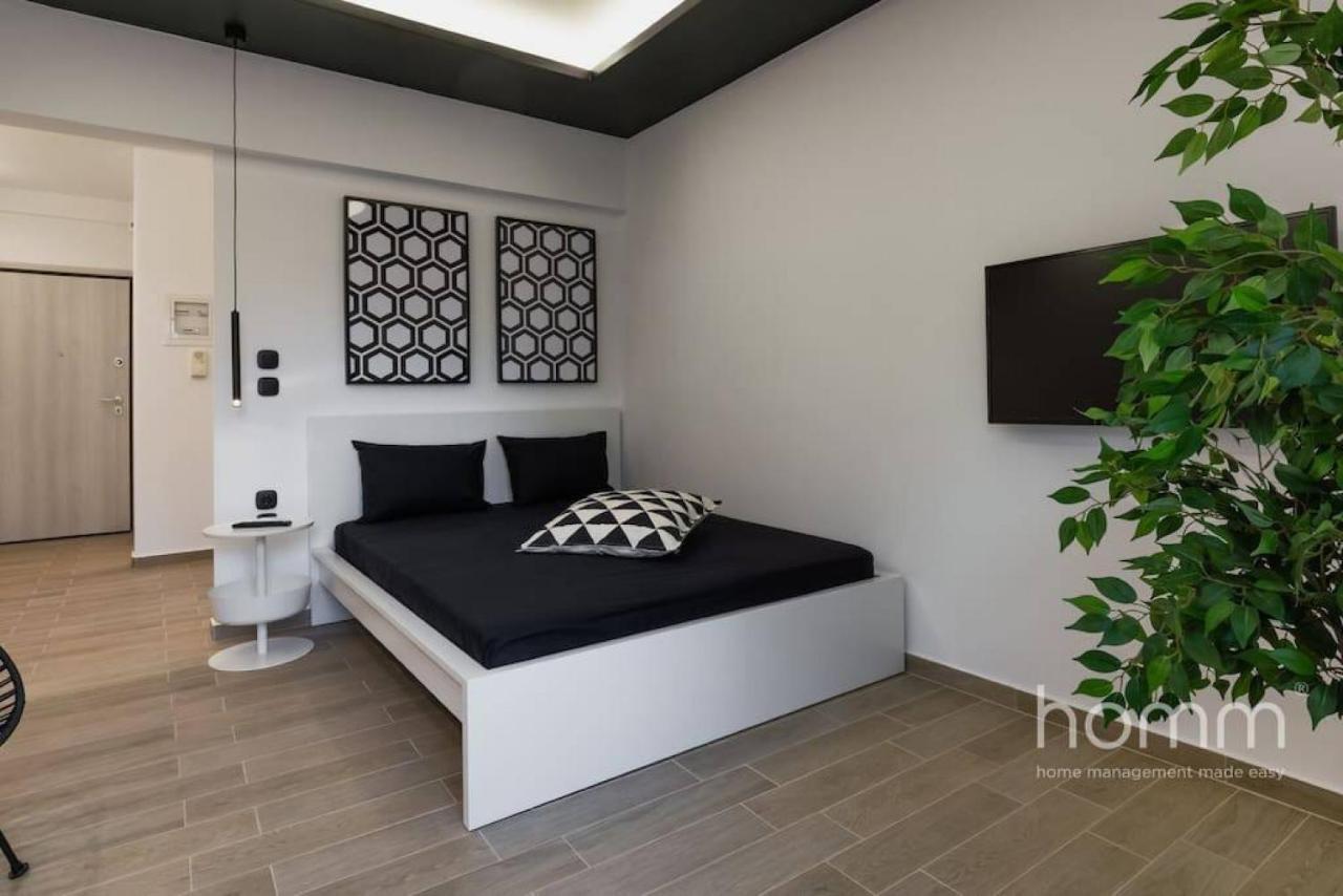 34Sqm Minimal Homm Apartment With Acropolis View Athens Luaran gambar