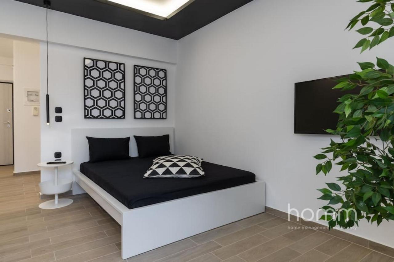 34Sqm Minimal Homm Apartment With Acropolis View Athens Luaran gambar