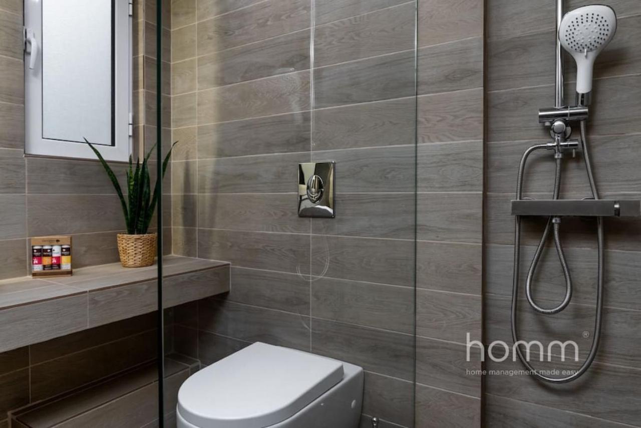 34Sqm Minimal Homm Apartment With Acropolis View Athens Luaran gambar
